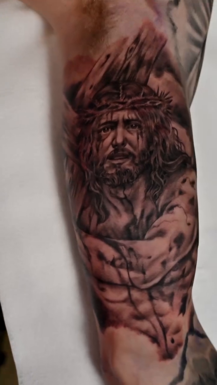Tattoo by @ironmiketattoos — realism, black_and_grey