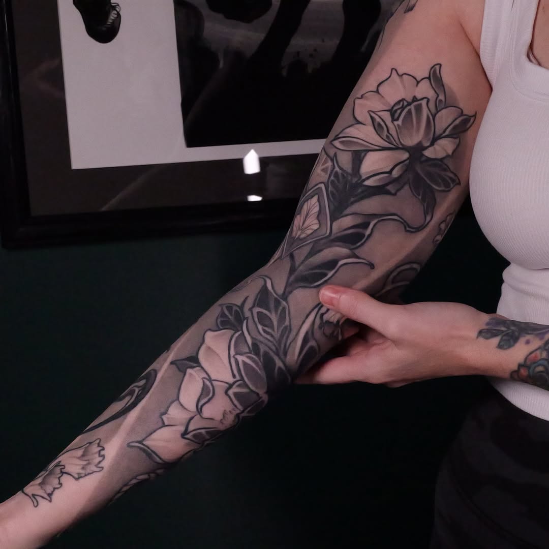 Tattoo by @weekstattoo — black_and_grey, realism