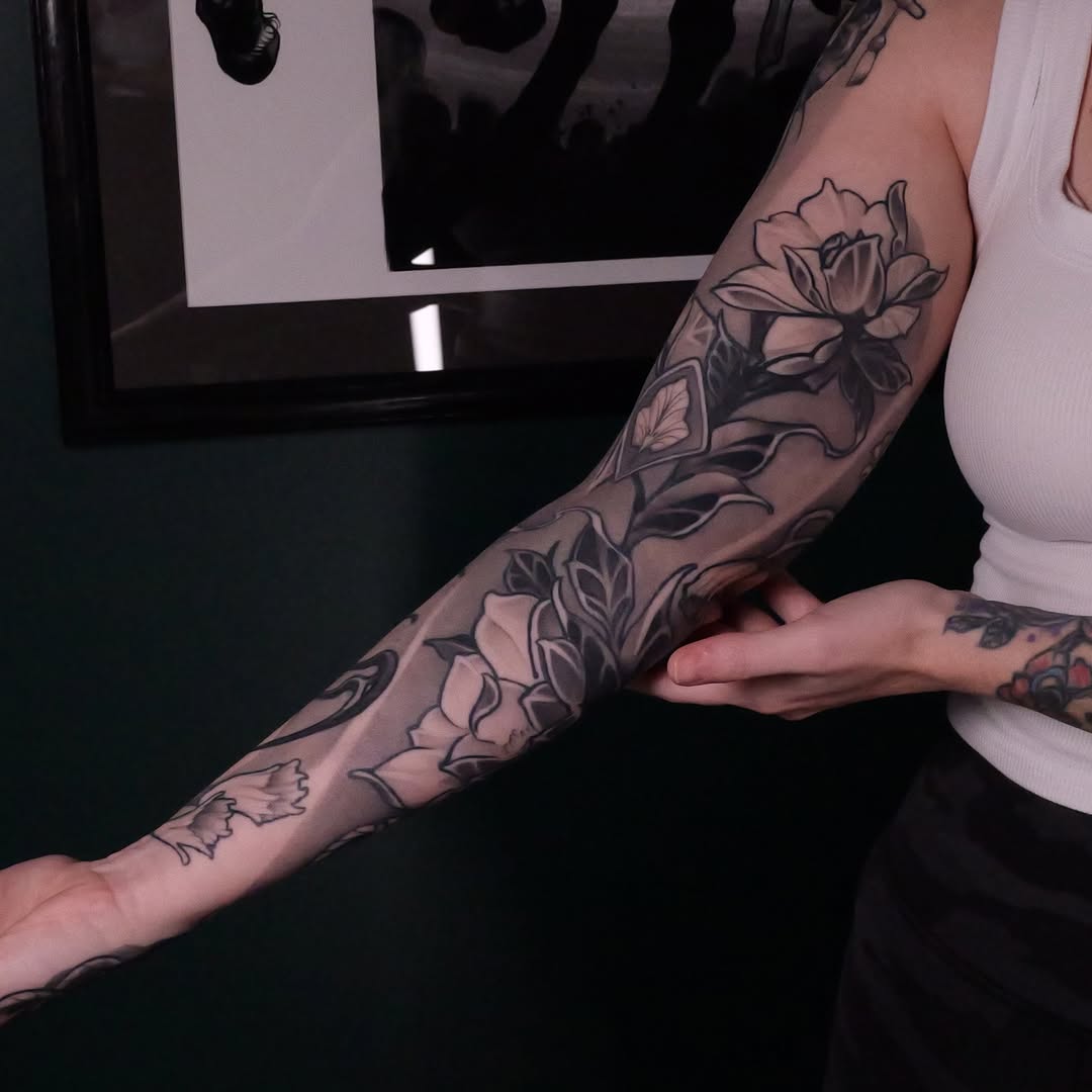 Tattoo by @weekstattoo — black_and_grey, realism