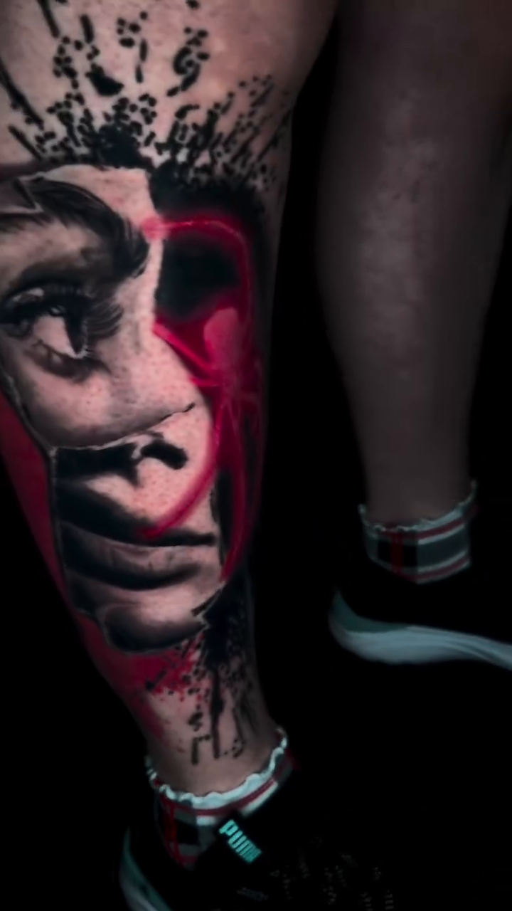 Tattoo by @spencer.tats — black_and_grey, illustrative
