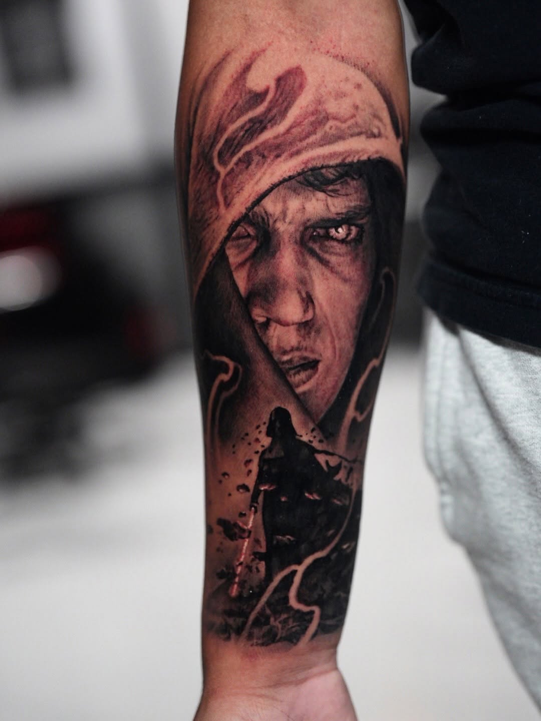 Tattoo by @inkbynico — realism, dark_realism