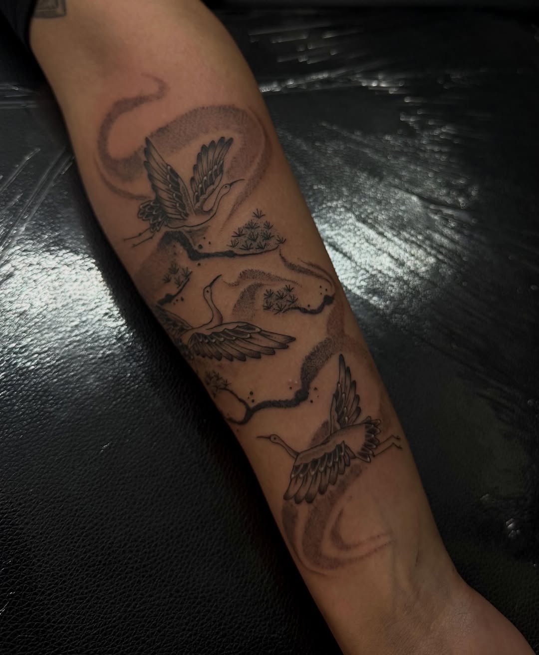 Tattoo by @honey_.ink_ — japanese_irezumi, black_and_grey