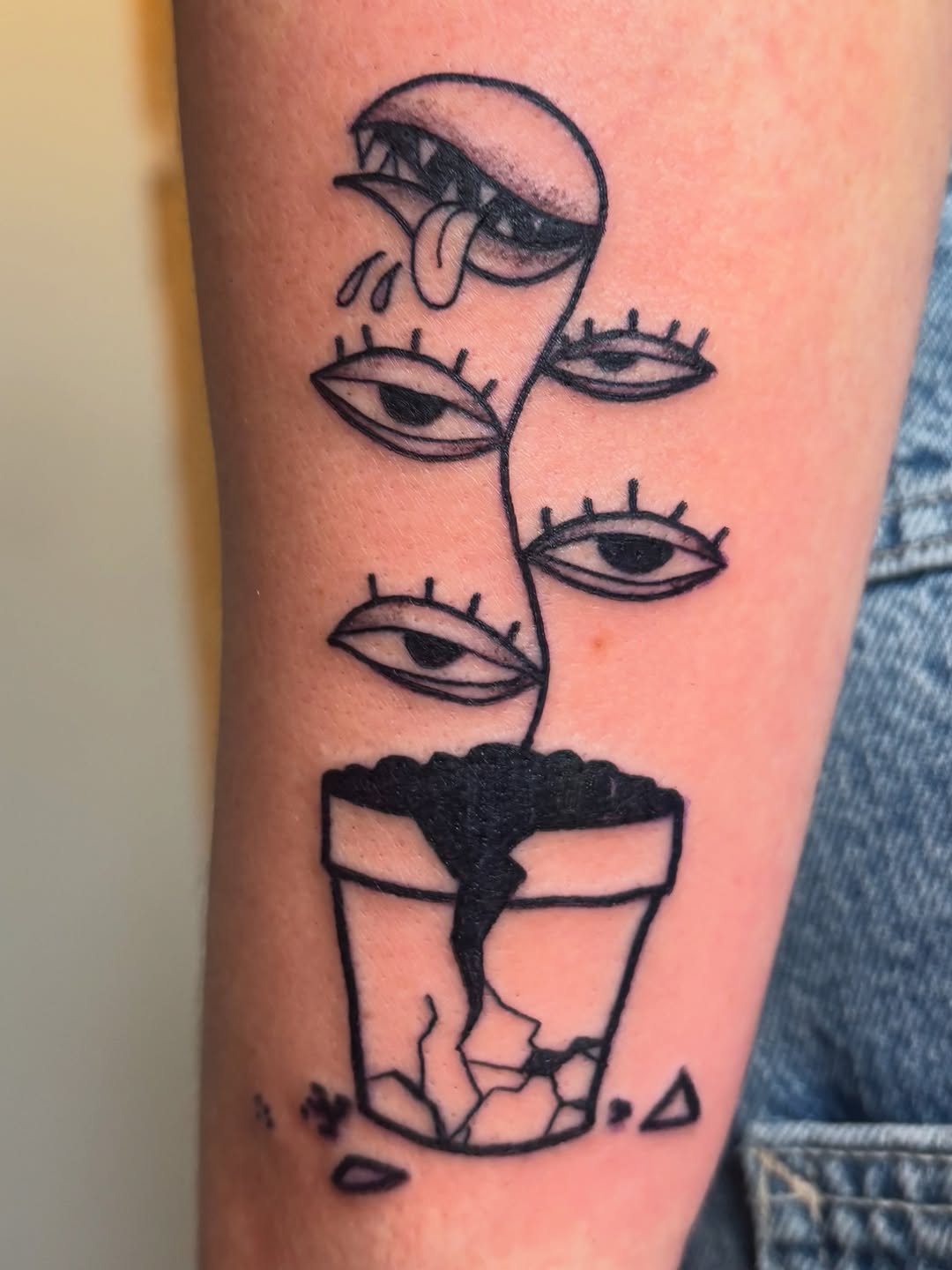 Tattoo by @plantboys.tattoo — ignorant, black_and_grey