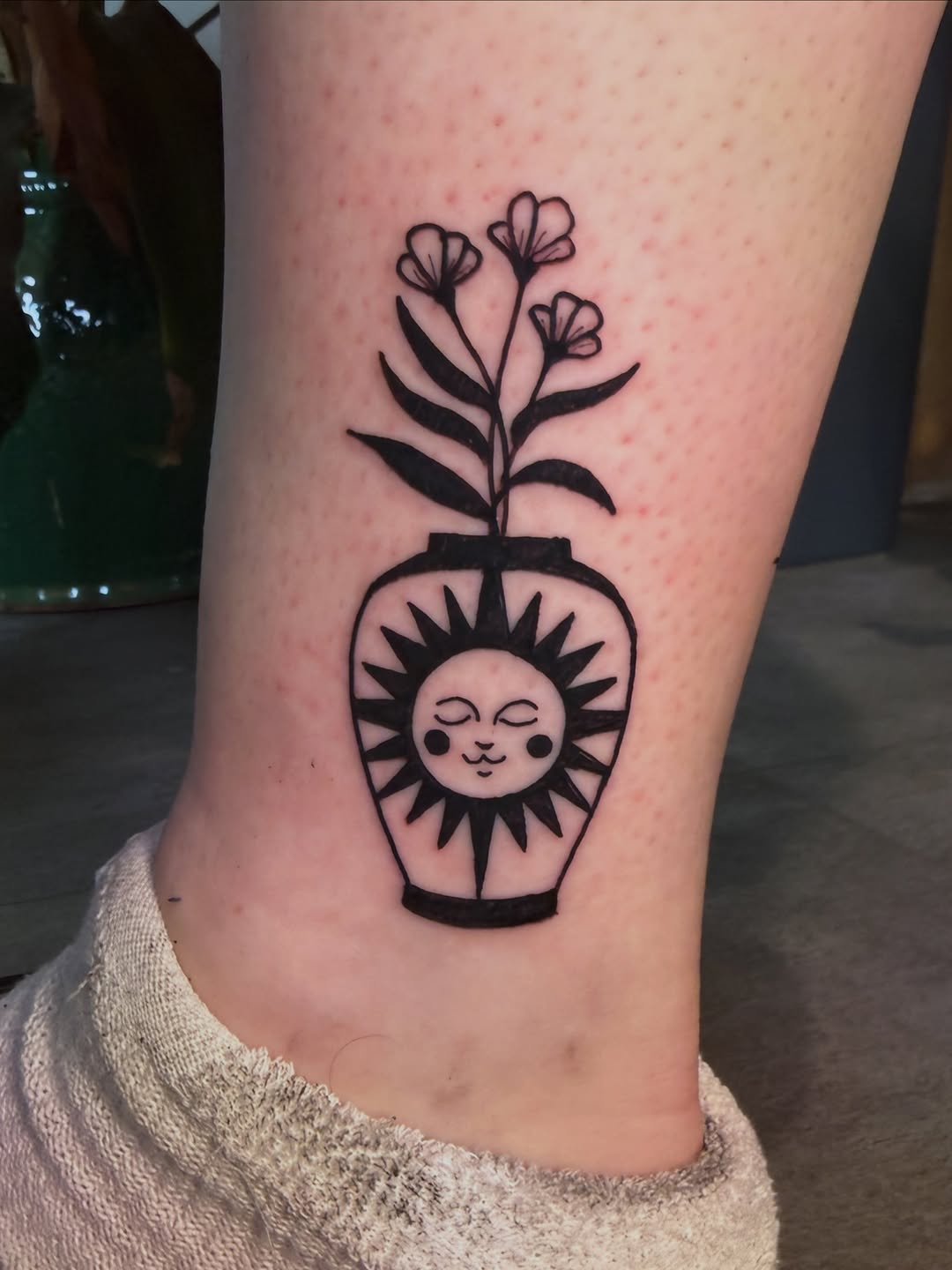 Tattoo by @plantboys.tattoo — blackwork