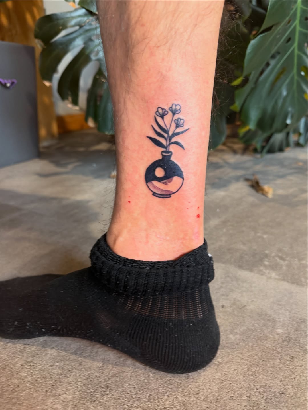 Tattoo by @plantboys.tattoo — fine_line, black_and_grey