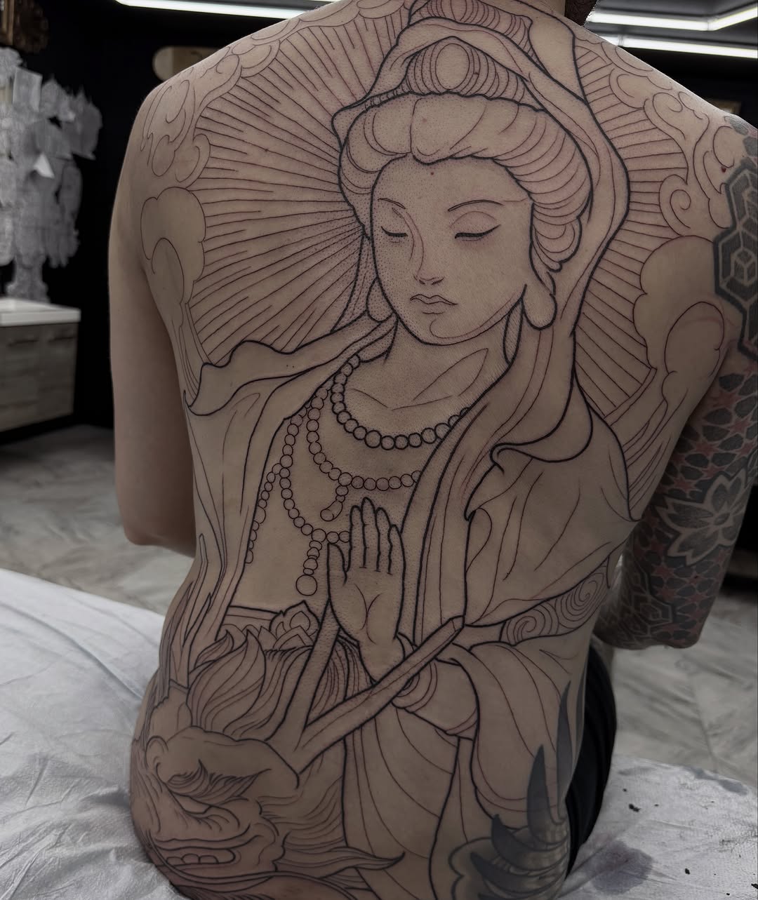 Tattoo by @dottedlines.2 — japanese_irezumi, illustrative