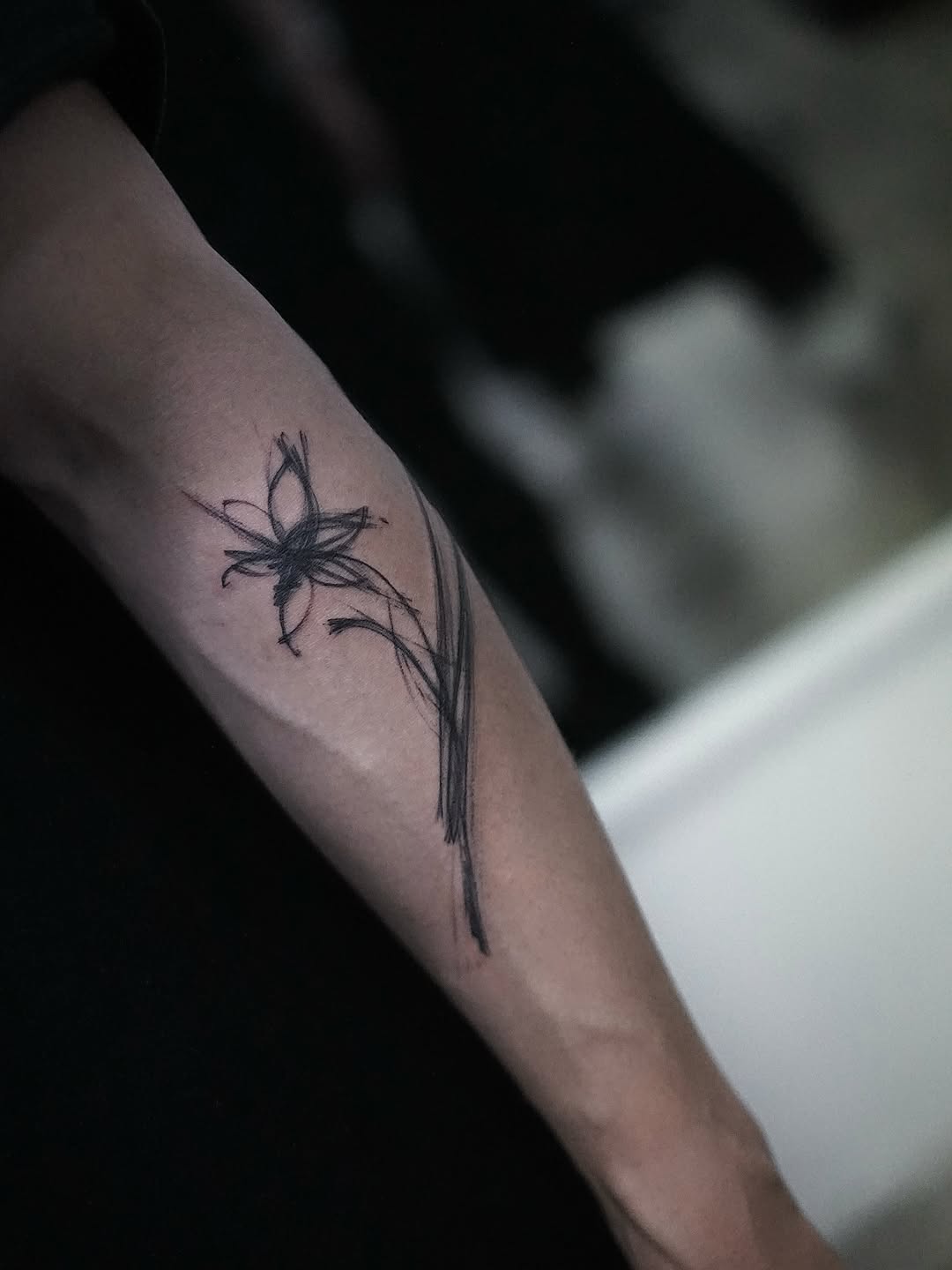Tattoo by @0one_tattoo — illustrative, sketch