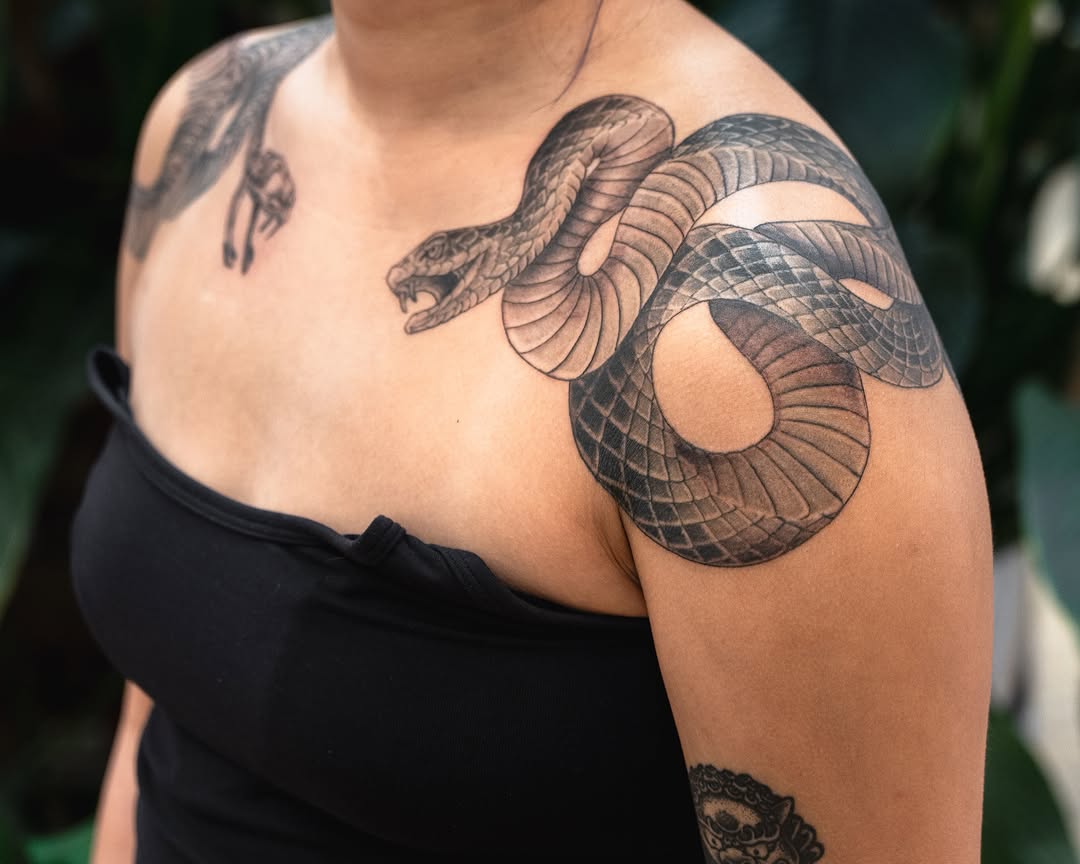 Tattoo by @james_seventhson — black_and_grey, realism