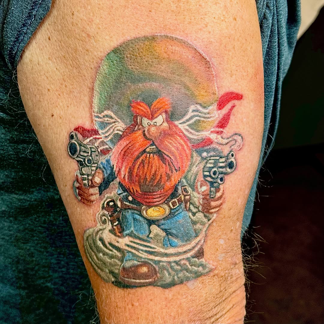 Tattoo by @tattoosbybacon โ new_school, realism