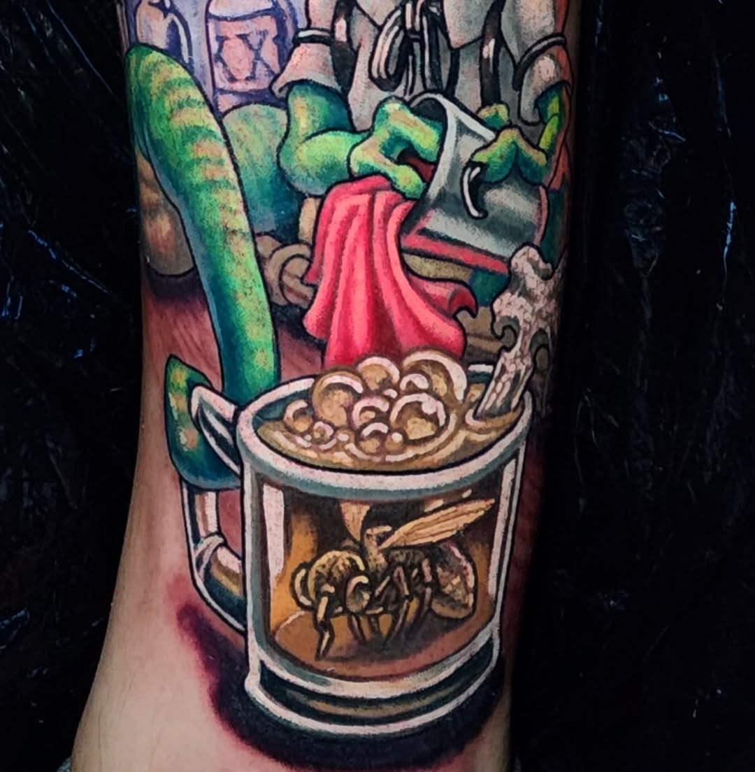 Tattoo by @adamaguastattoos — new_school