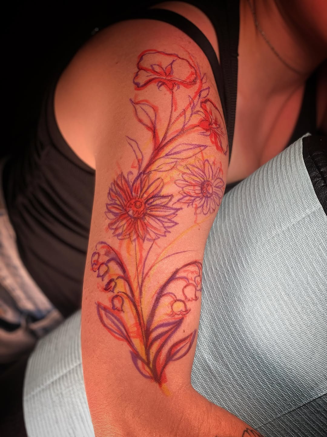 Tattoo by @chriskleeartist — sketch