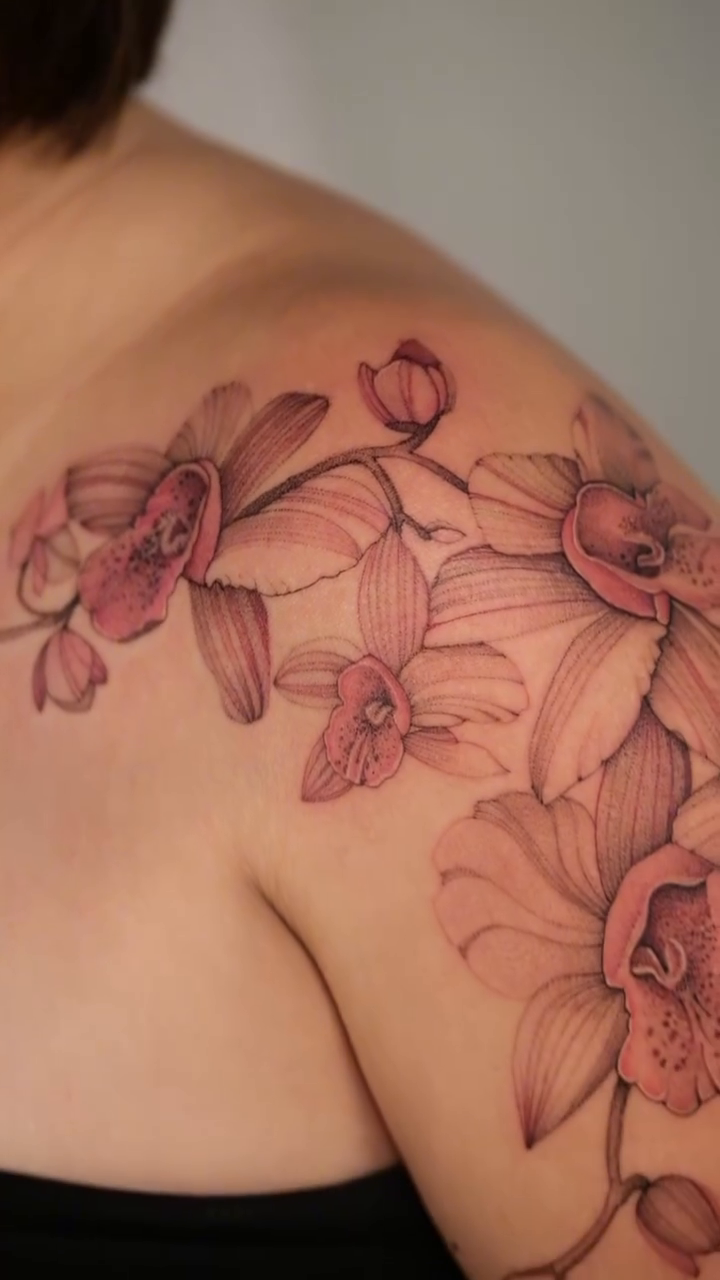 Tattoo by @nora_ink — illustrative, black_and_grey