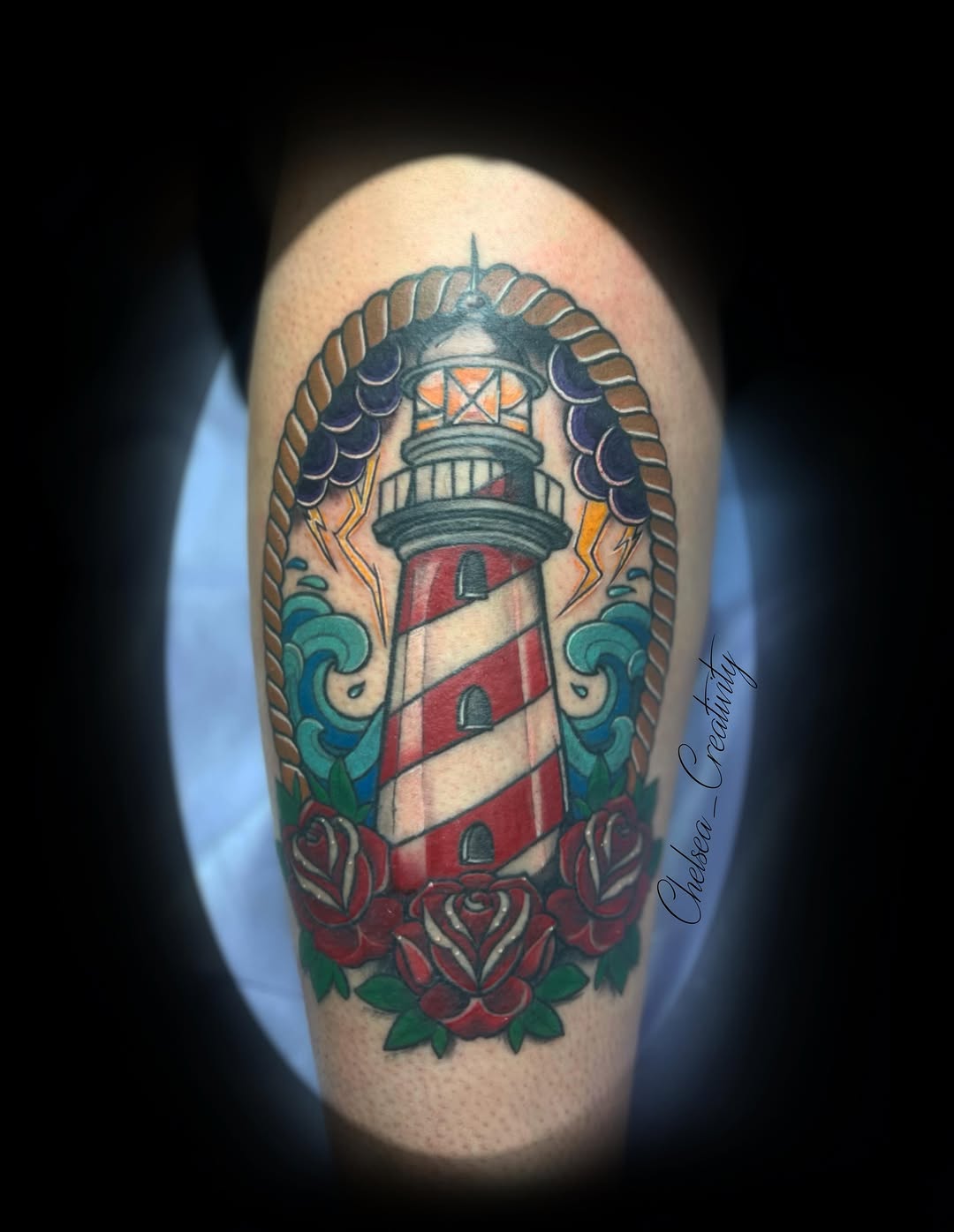 Tattoo by @chelsea_creativity — american_traditional, illustrative