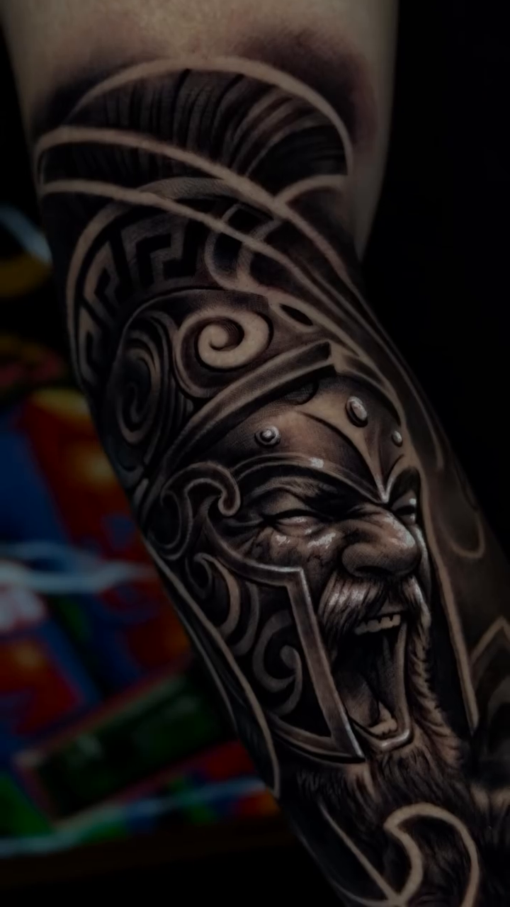 Tattoo by @tattsbyspike — realism, black_and_grey