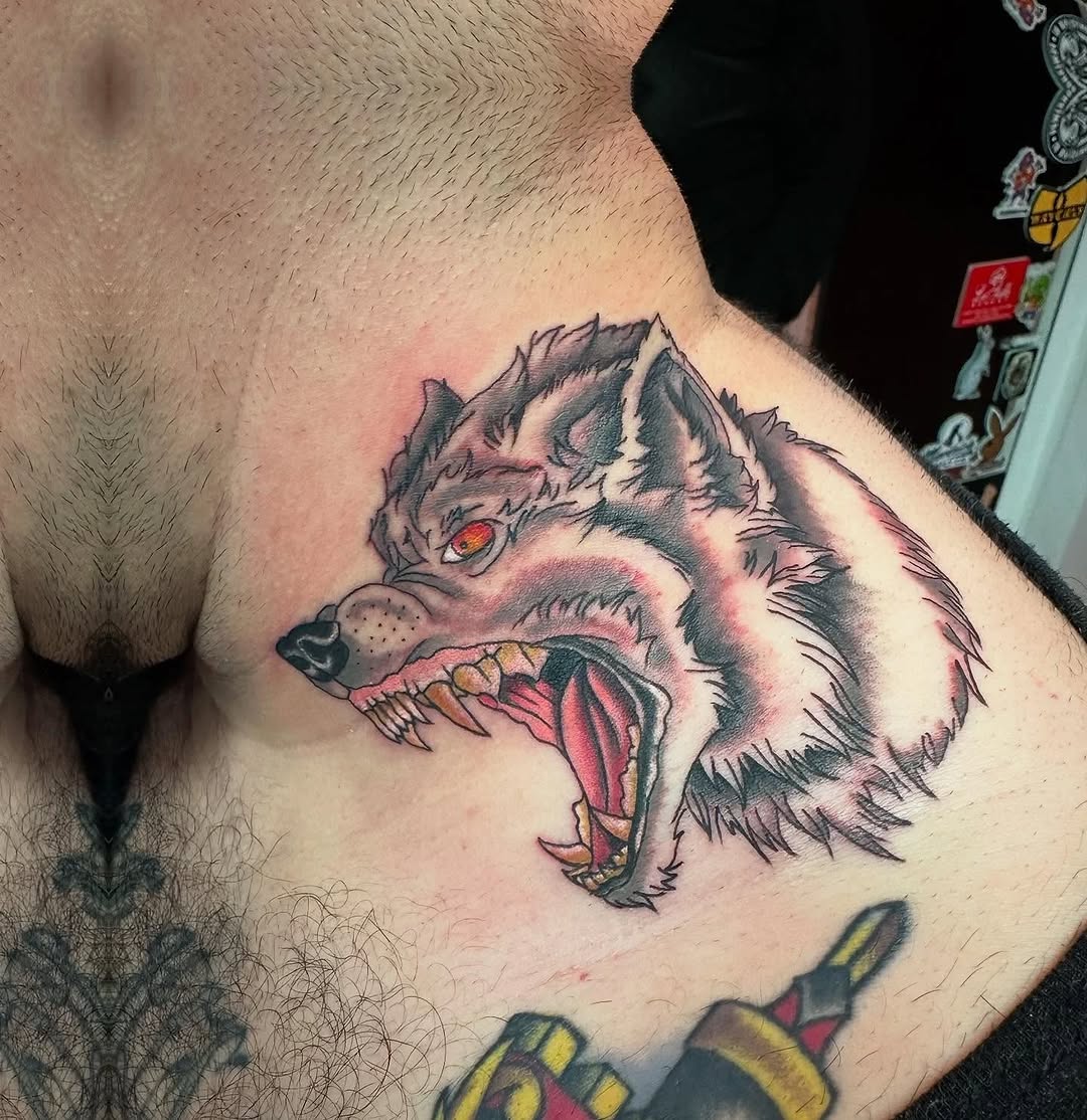 Tattoo by @jaleeltranttow — american_traditional, illustrative