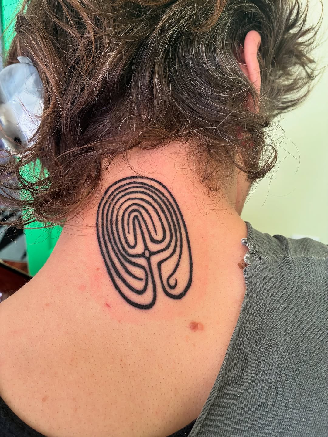 Tattoo by @pajama_frog — geometric, blackwork