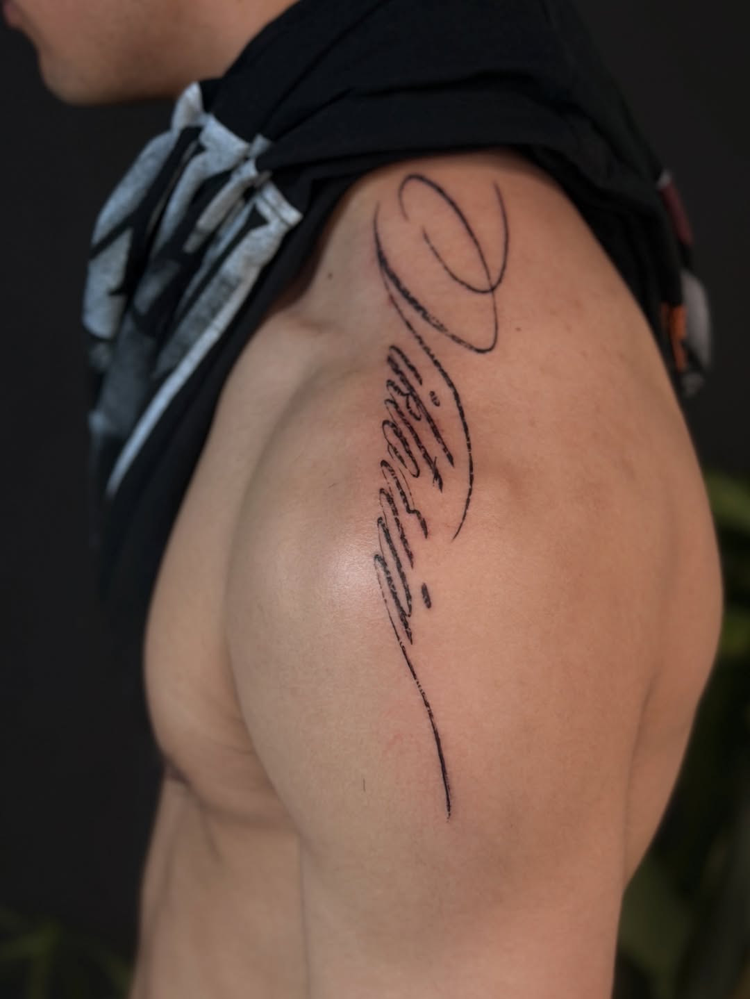 Tattoo by @melvious._.tats β lettering_script, fine_line