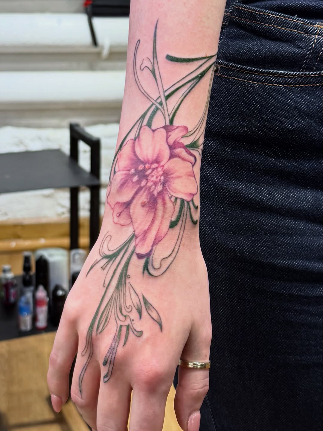 Tattoo by @tattooist_aleksa — fine_line, watercolor