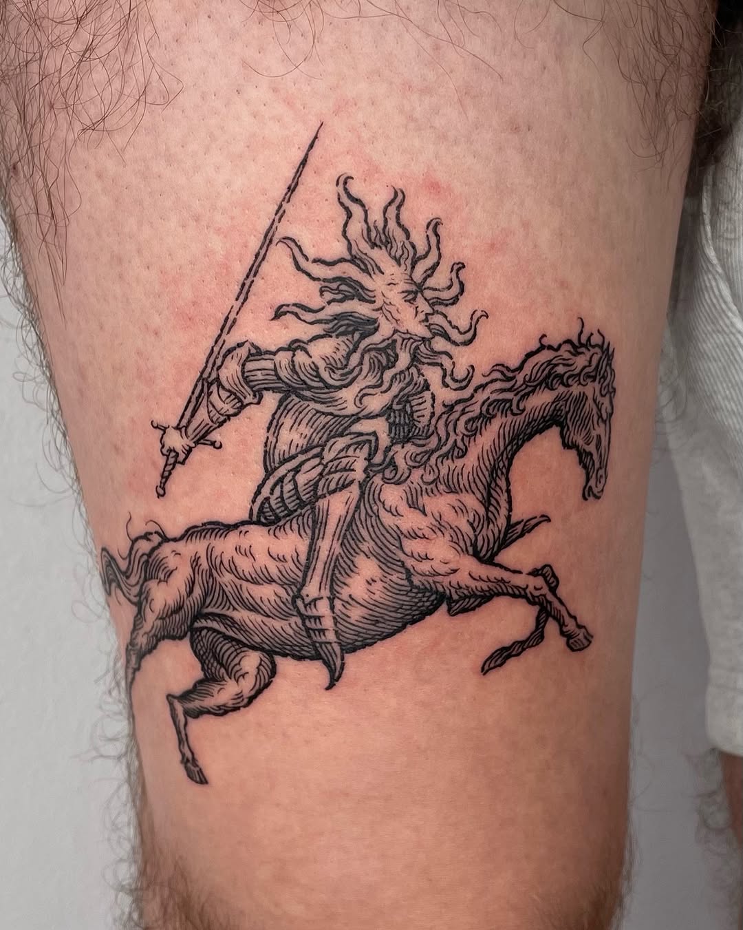 Tattoo by @5.5volt_tattoo — blackwork
