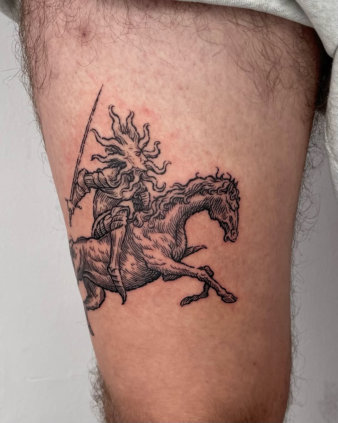 Tattoo by @5.5volt_tattoo — blackwork