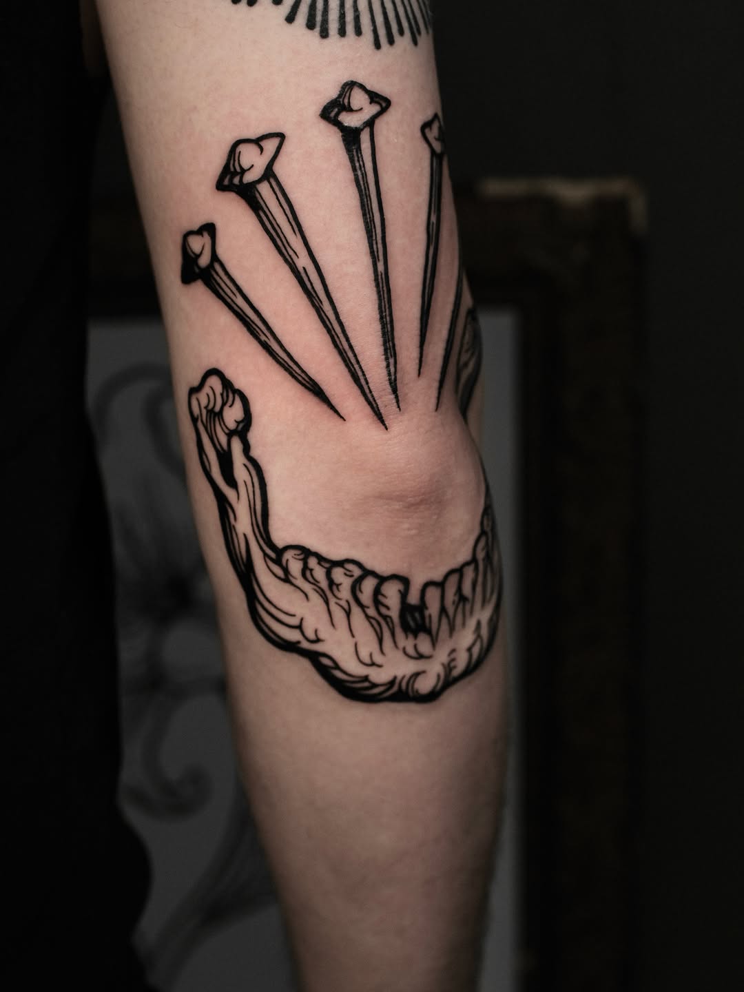 Tattoo by @staydoomed โ blackwork, illustrative