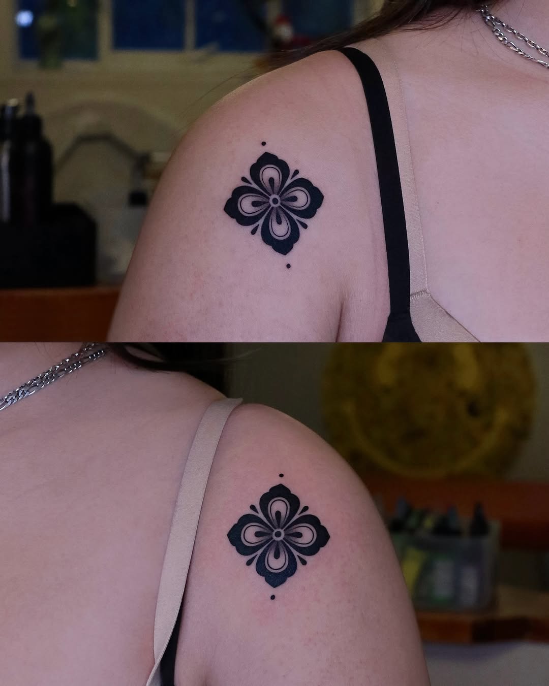 Tattoo by @2zzinzzin_ — geometric, blackwork