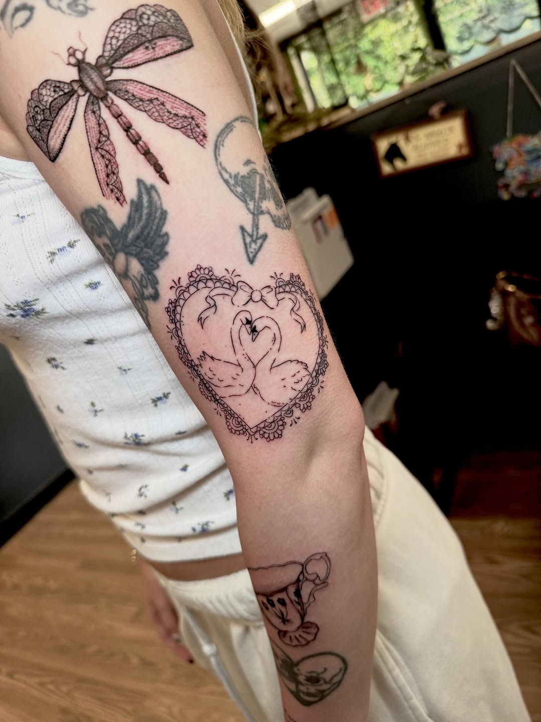 Tattoo by @maxwell.tattoos — illustrative, fine_line