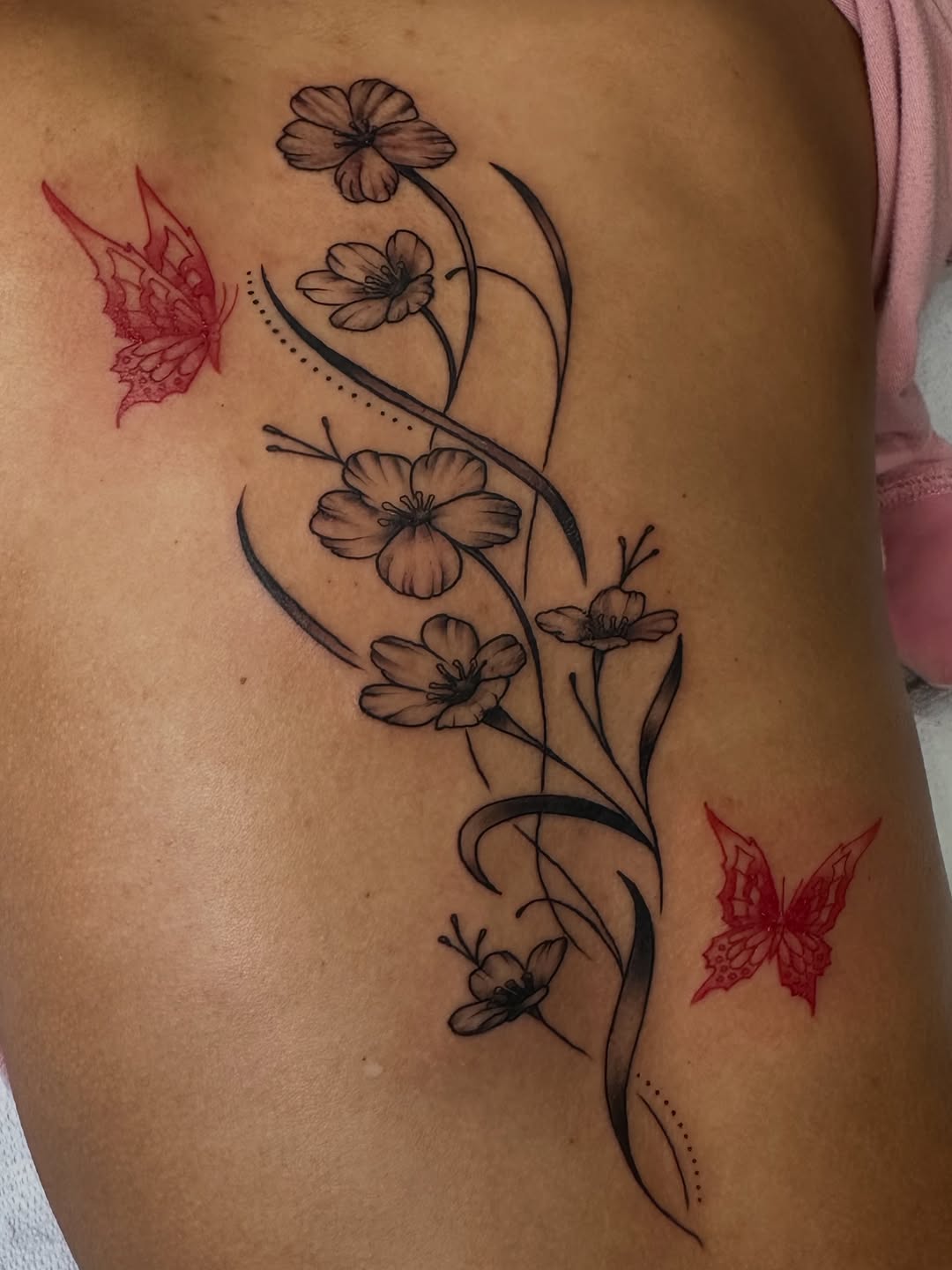 Tattoo by @nancytatt — fine_line, black_and_grey