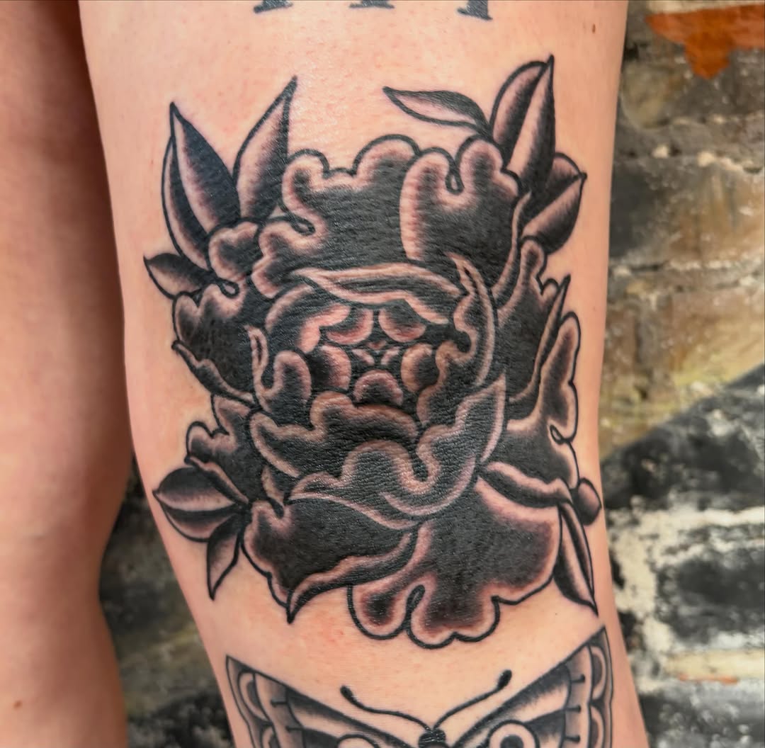 Tattoo by @tats.cali — american_traditional, black_and_grey