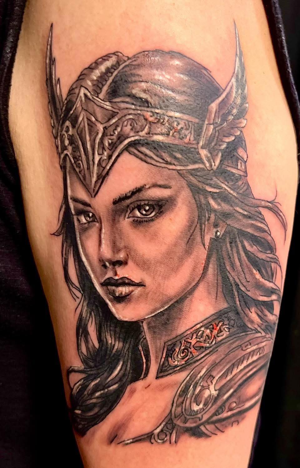 Tattoo by @classiccustomtattooing — realism, black_and_grey