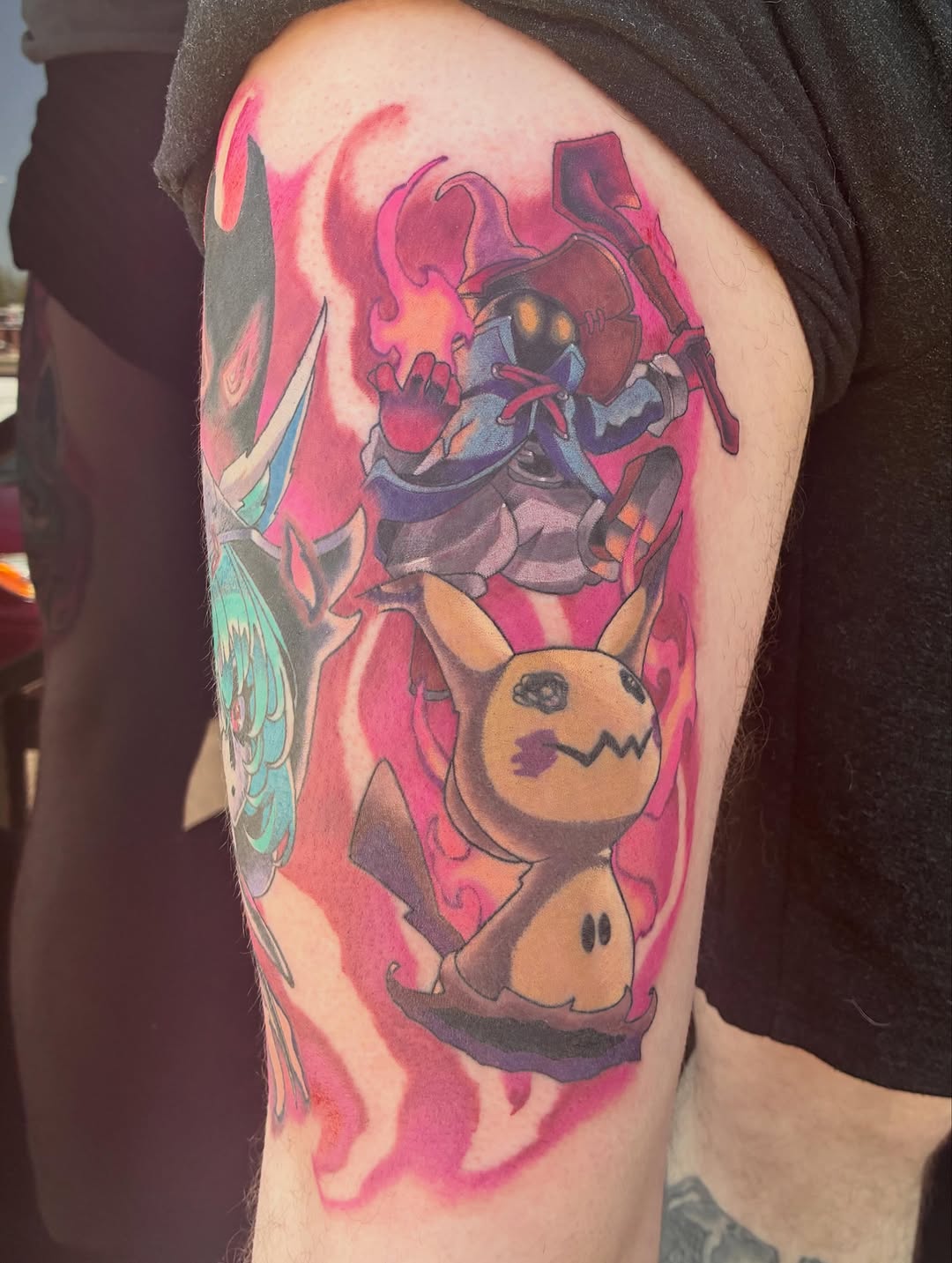 Tattoo by @jakeslayskrakens — new_school, anime