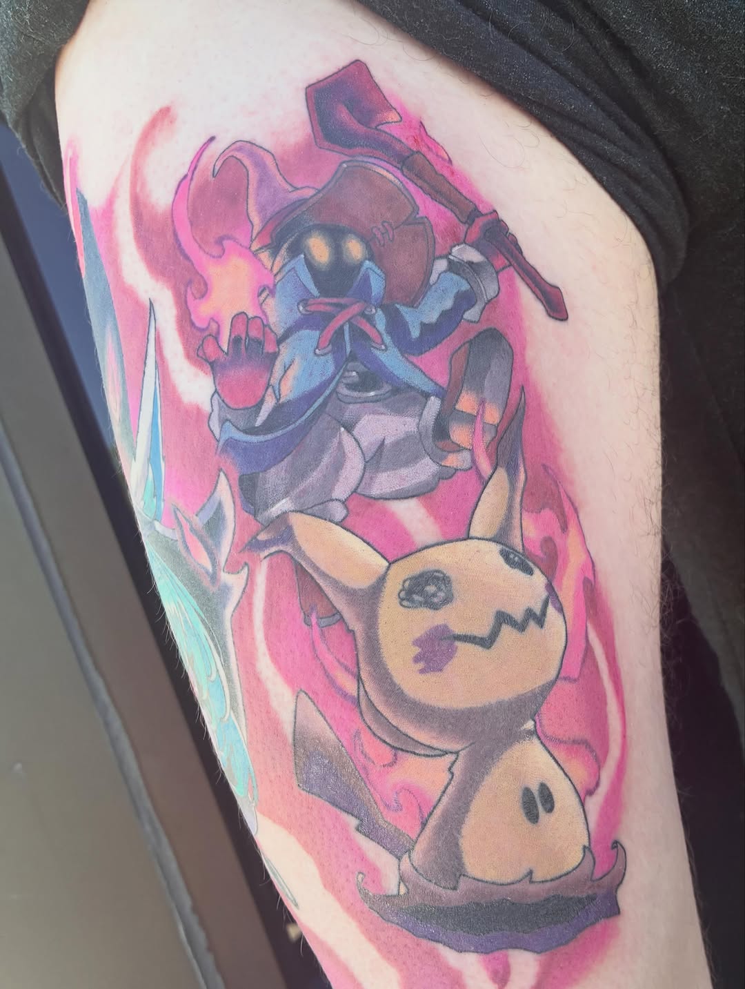 Tattoo by @jakeslayskrakens — anime, new_school