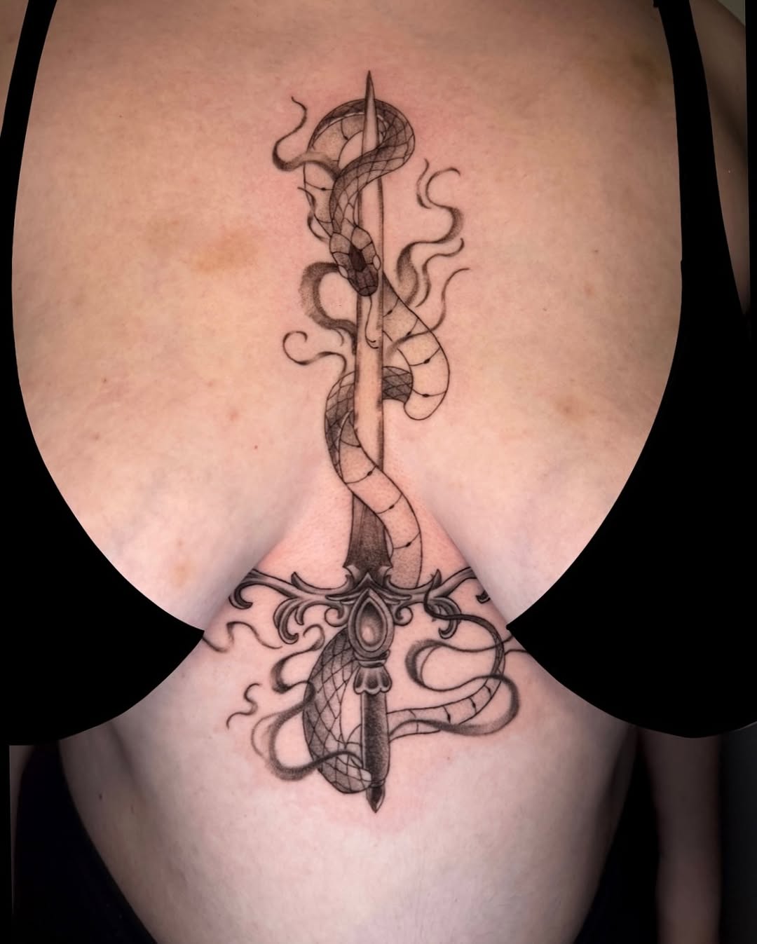 Tattoo by @gnat_art โ black_and_grey