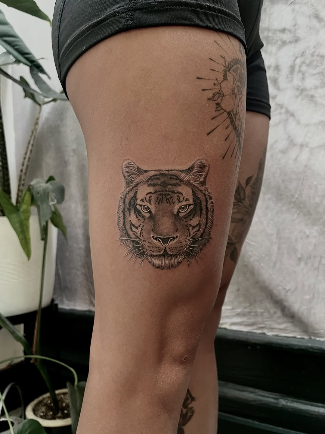Tattoo by @lo_gwynn_ink — realism, black_and_grey