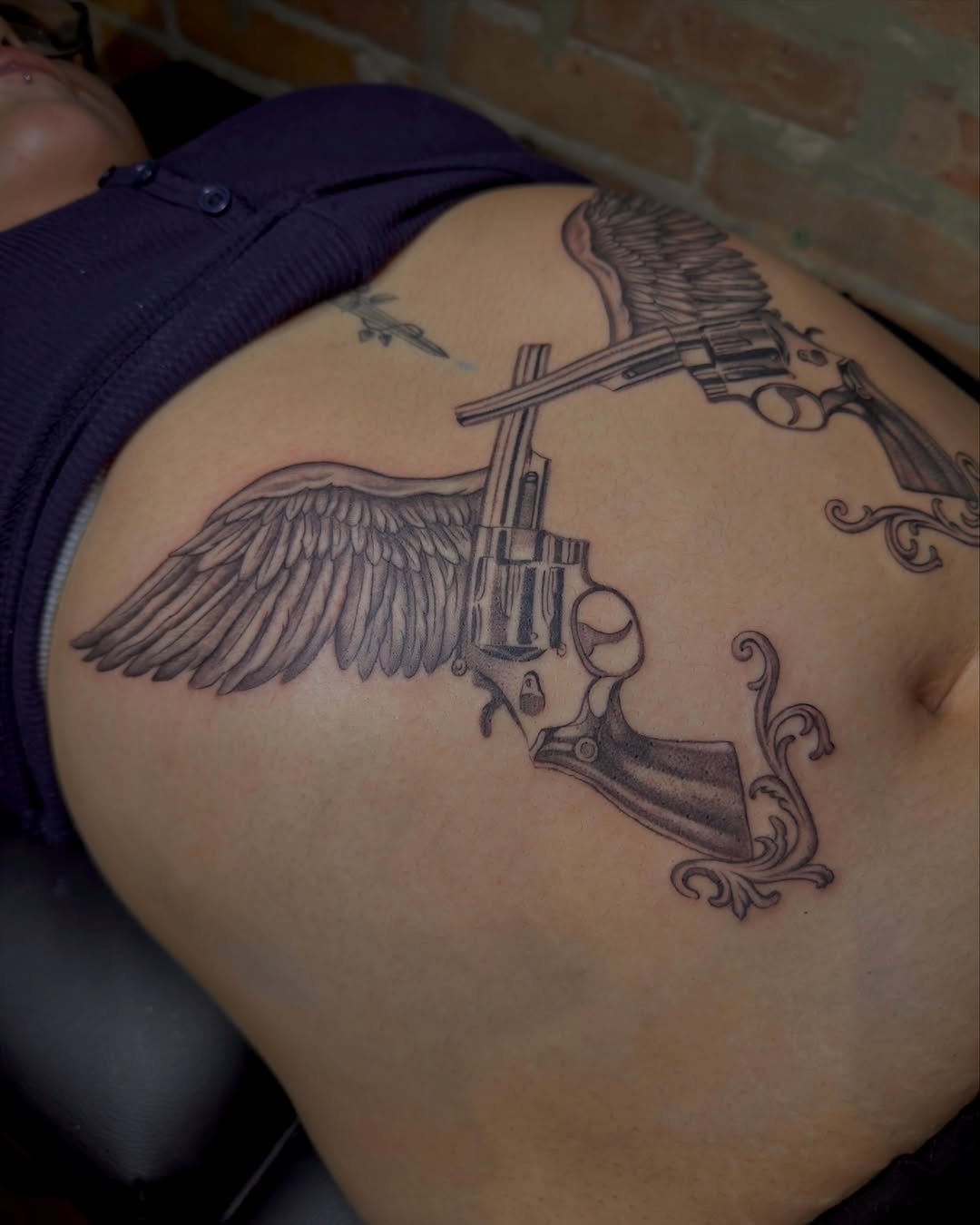 Tattoo by @midnight__mastermind — black_and_grey, illustrative