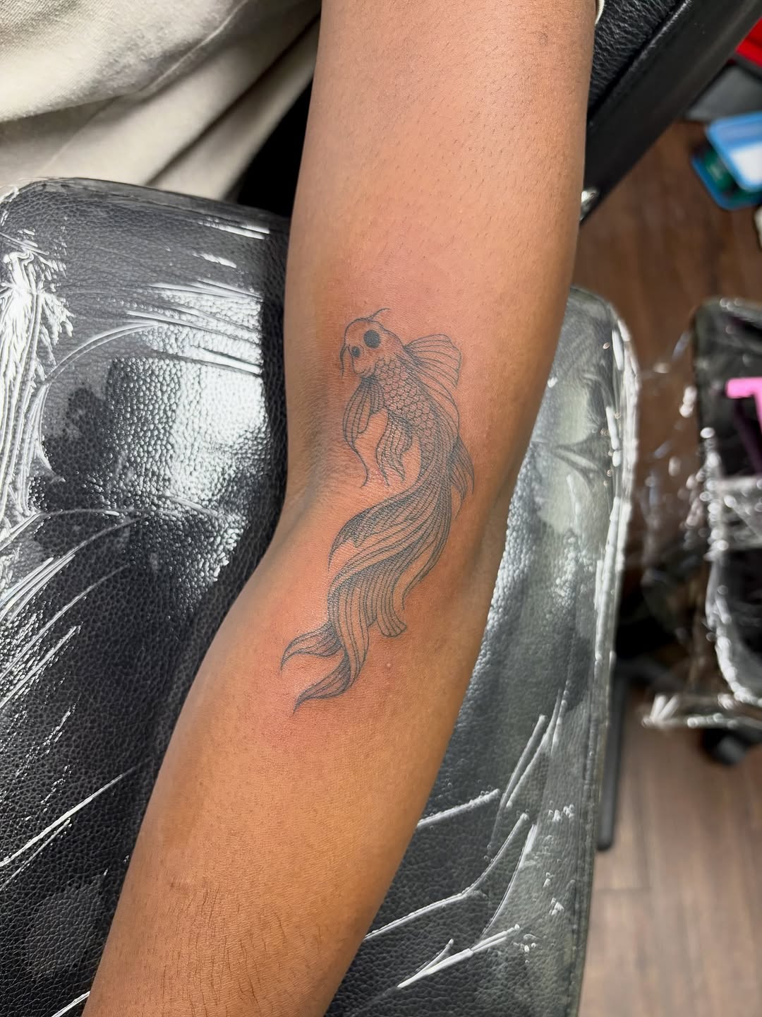 Tattoo by @sydhonn — illustrative, black_and_grey