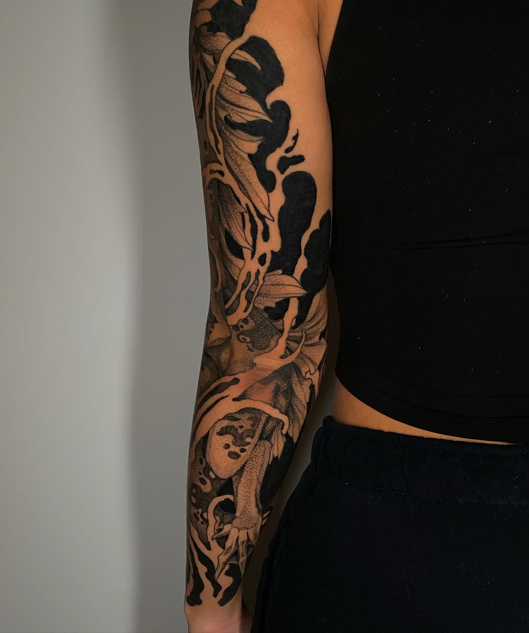 Tattoo by @scab.tailor — black_and_grey, dotwork