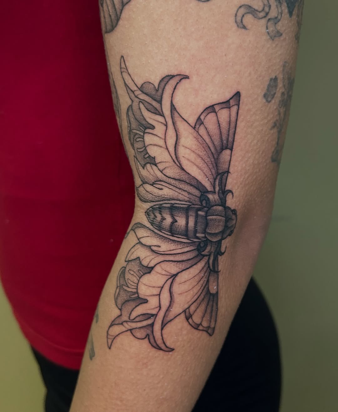 Tattoo by @ghoulysh β black_and_grey