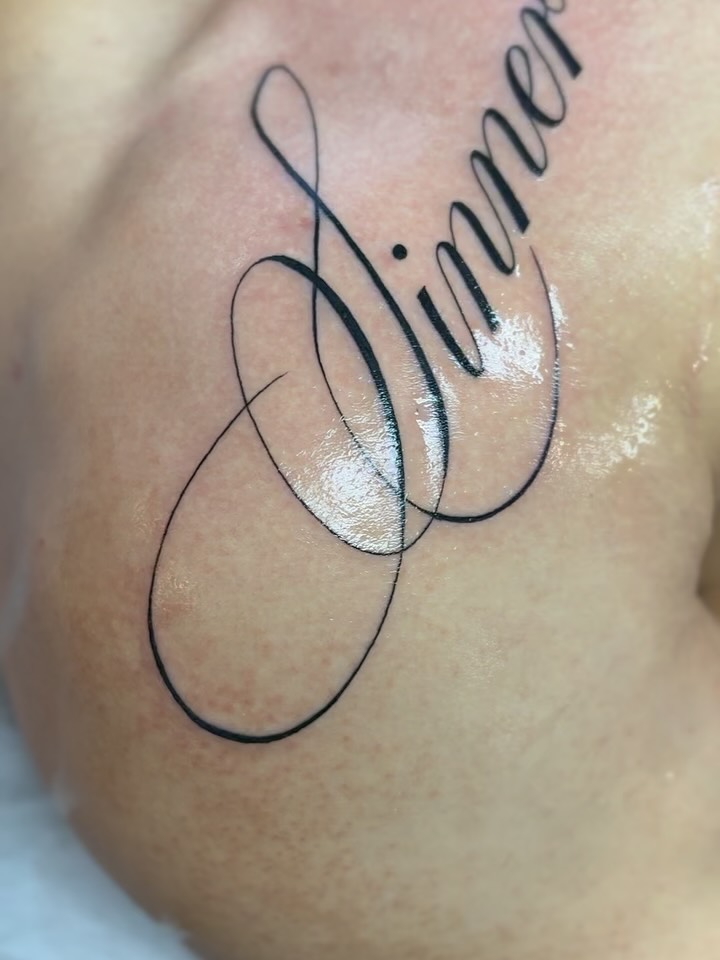 Tattoo by @ivan.tattoos95 — lettering_script, fine_line