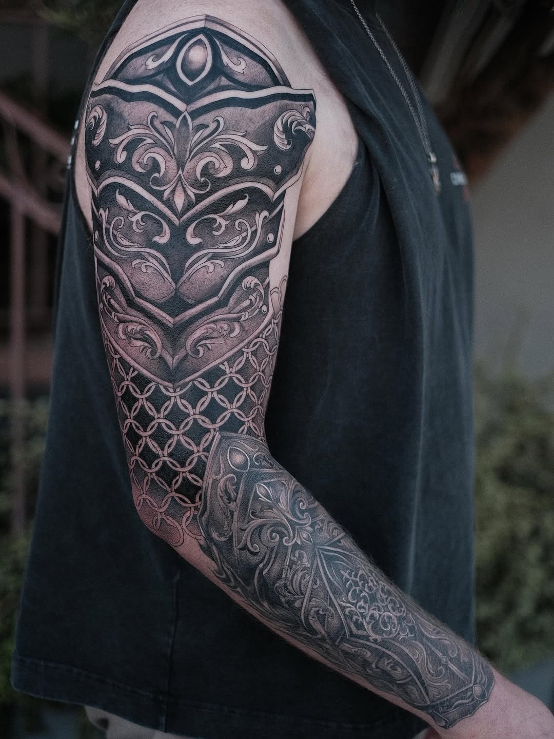 Tattoo by @izztheartist — blackwork, ornamental