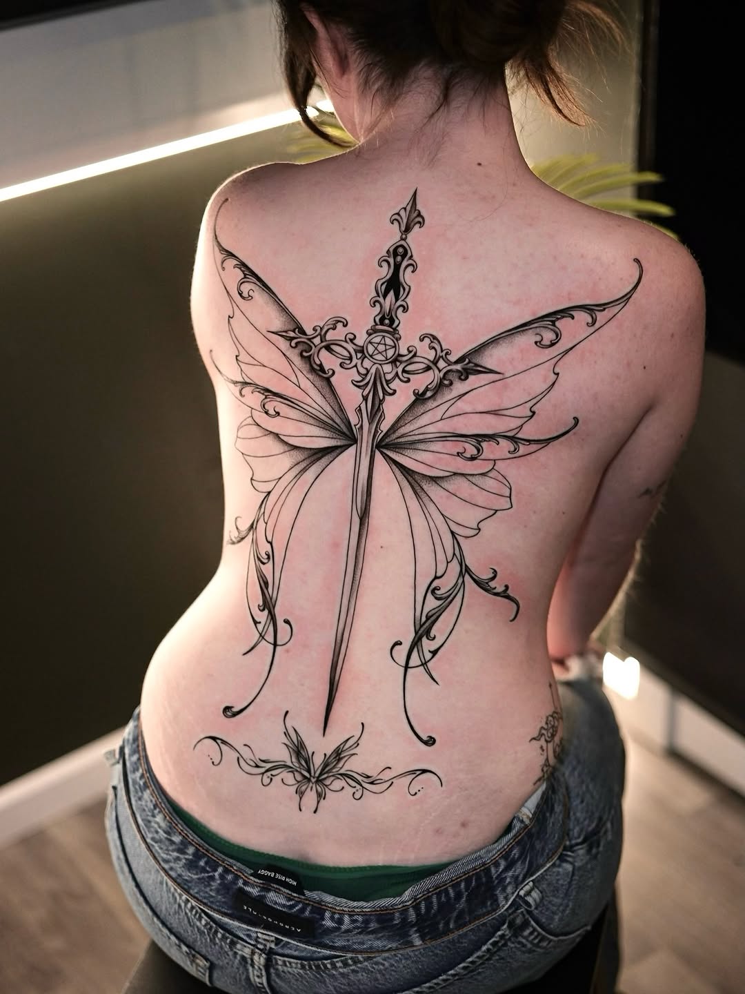 Tattoo by @ivy.k.tattoos โ black_and_grey