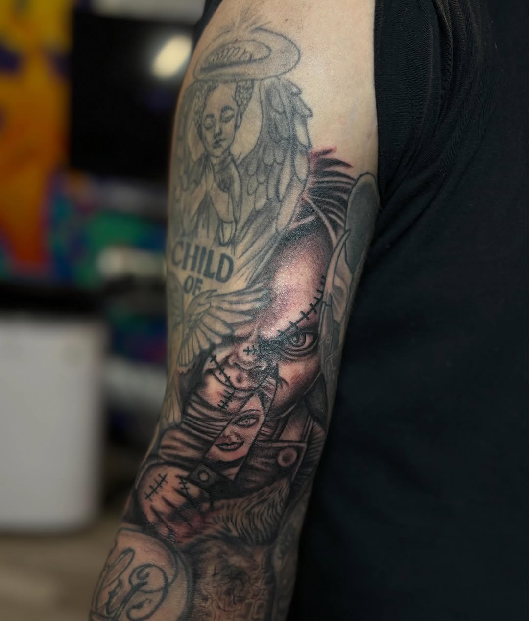 Tattoo by @young.inks — dark_realism, black_and_grey