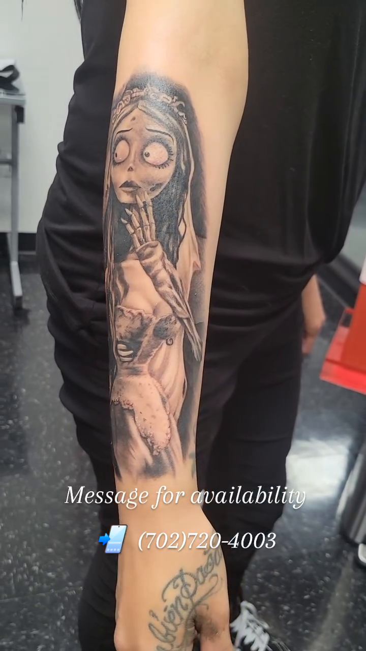 Tattoo by @marinas.tattoos — black_and_grey, realism