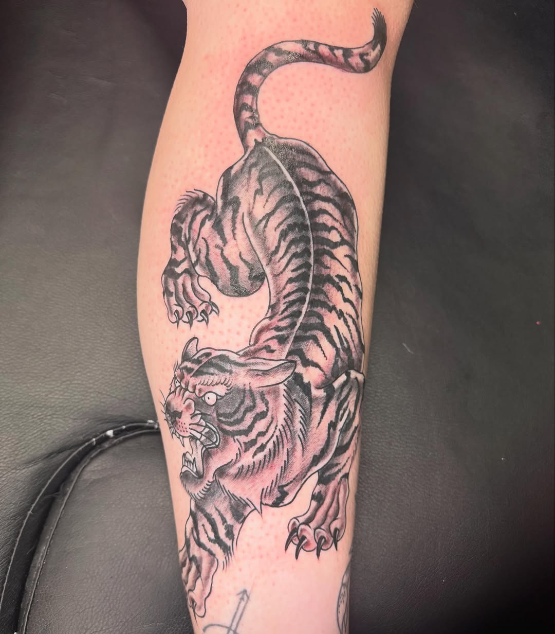 Tattoo by @markgalvan — japanese_irezumi, black_and_grey