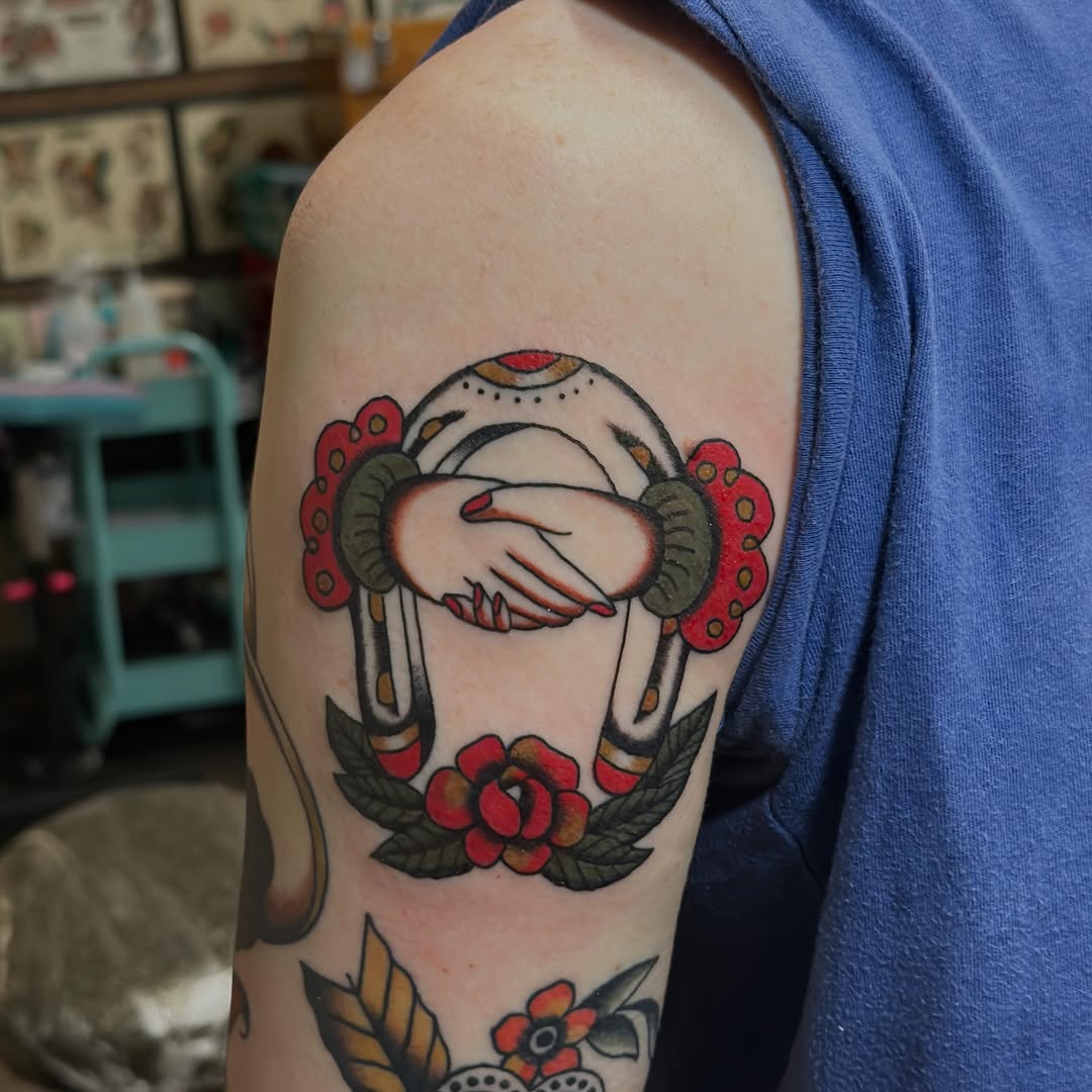 Tattoo by @ryleecoyote โ american_traditional, illustrative