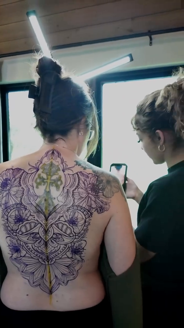 Tattoo by @_frankyvee — illustrative, ornamental