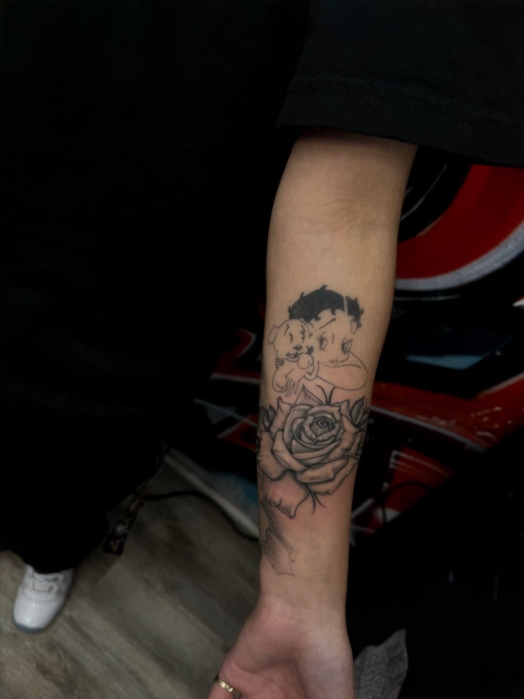 Tattoo by @ecxduzit — black_and_grey