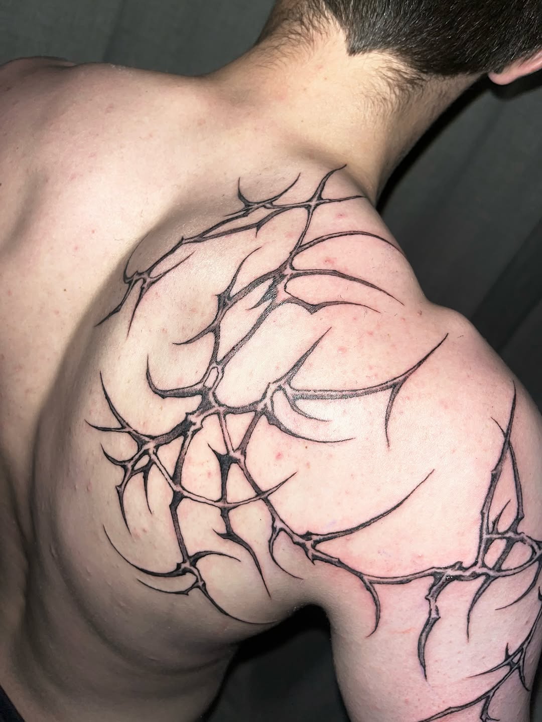 Tattoo by @michelleyoon_ttt — blackwork