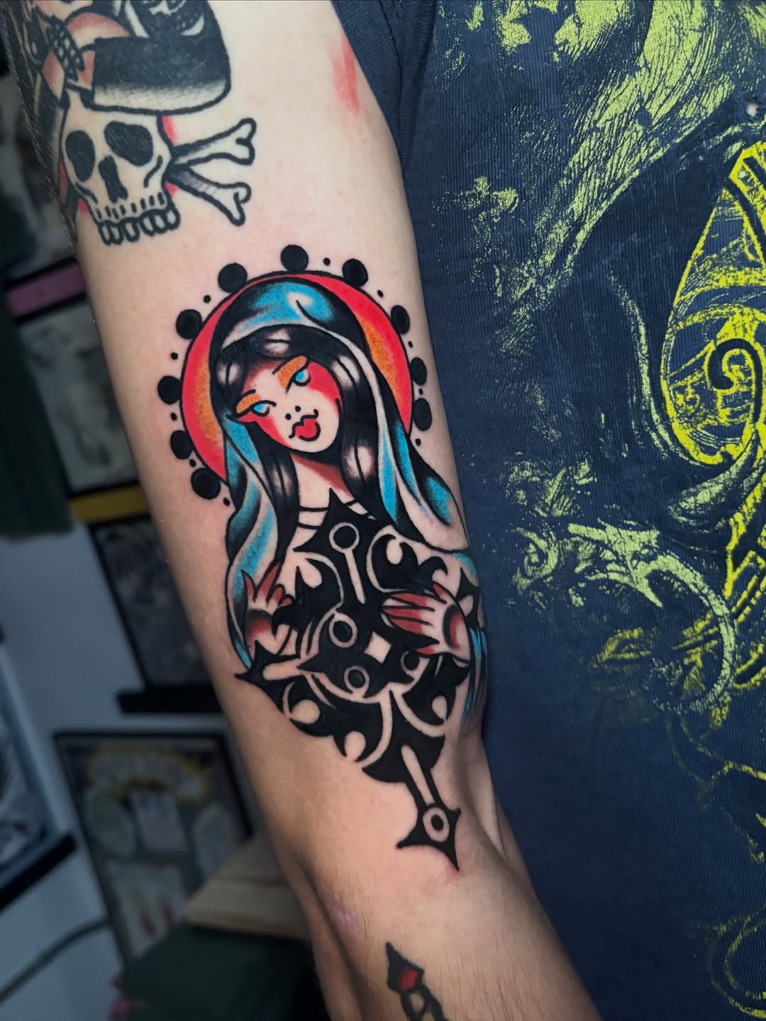 Tattoo by @nickytats — american_traditional, neo_traditional