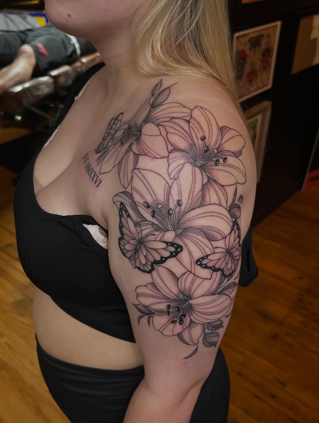 Tattoo by @sweetheart_tattoos — illustrative, black_and_grey
